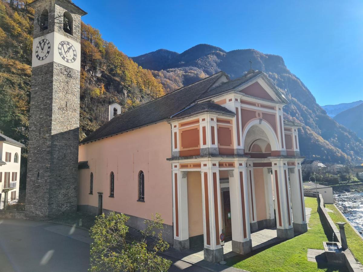 Albergo Posta Bignasco Bagian luar foto